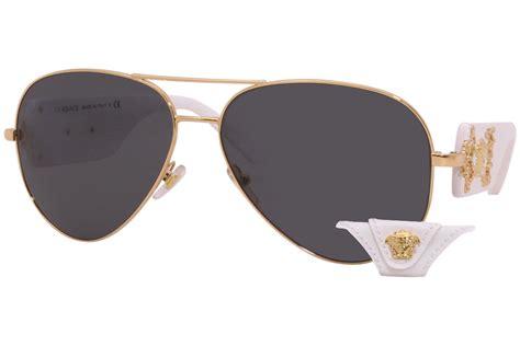 versace 2150q white|Versace VE2150Q Aviator Sunglasses For Men For Women.